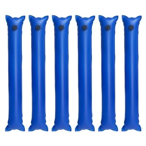 Copertura per piscina a camera singola da 4 piedi con sacchi d'acqua (6 pezzi), tubi d'acqua a vite in PVC da 0,4 mm di spessore a prova di perdite, pesi e avvolgitori per copertura - Product Image 1