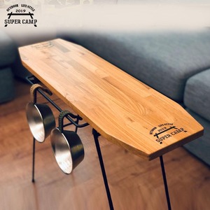 Barbacoa al aire libre de madera de haya camping mesa de picnic plegable - Product Image 3