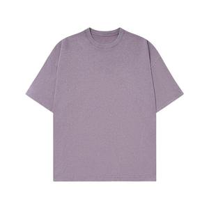 T-shirt décontracté pour homme, coupe ajustée, 100 % coton, délavé à l'acide, doux, manches courtes, été, avec logo personnalisé imprimé, vente en gros OEM - Product Image 2