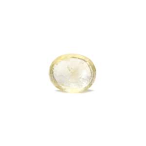 8 Carat Oval Cut Yellow Sapphire Loose Gemstone for Fine Jewelry - Product Image 2