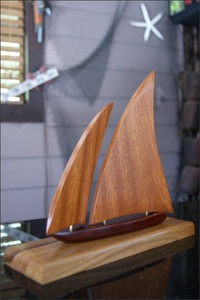 Centro de mesa artesanal de madera con acabado rústico para decoración náutica del hogar y de la mesa - Product Image 5