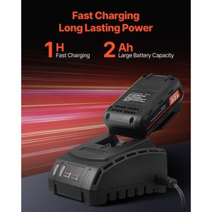 Kit Combo 2 Utensili Cordless 12V Max - Trapano 3/8 e Avvitatore a Impulsi 1/4 con Alimentazione DC - Product Image 5