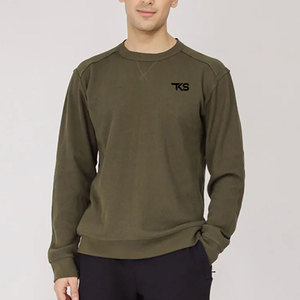 Chemise en tricot gaufré durable, tissu doux, coupe confortable, idéale pour un style décontracté au quotidien - Product Image 1