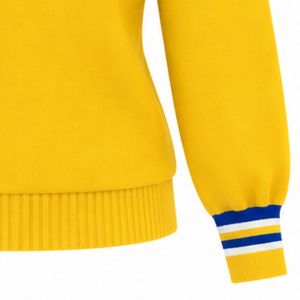 Pull en maille col V personnalisé pour femme, manches longues, motif lettres, bordure côtelée contrastante, style décontracté et tendance pour le quotidien - Product Image 6