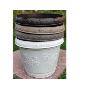 Pot à fleurs V Blossom de 12 pouces, écologique, léger, durable, pour l'intérieur et l'extérieur, jardin, maison, décoration, conteneur pour plantes, élégant - Product Image 2