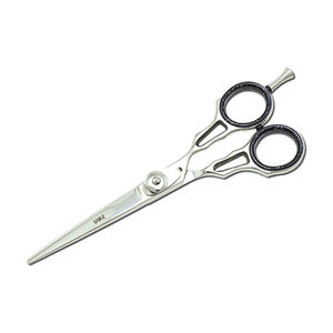 Tijeras de Barbero Profesionales de 5.5' de Acero Inoxidable 4Cr13, Rectas, con Filo Afilado, Mango Mediano Desmontable, para Peluquería - Product Image 1