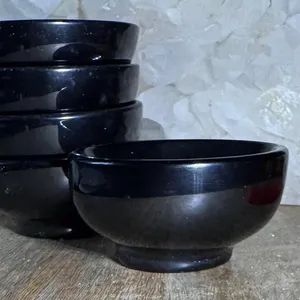 Accesorio de piedra de lujo de alta gama, tazón de mármol pulido contemporáneo, accesorio de ónix de diseño artesanal, precio de mayoreo. - Product Image 1