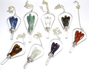 Péndulo de cámara de búsqueda con cadena de chacra, Péndulo de cámara de compra de exportación de ágata - Product Image 4