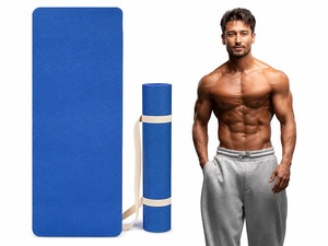 Esterilla de Yoga de EVA de 4 mm, Antideslizante, Ligera, para Ejercicio, Fitness, Espuma Suave, para Yoga, Pilates, Estiramiento, Gimnasio, Entrenamiento en Casa - Product Image 4