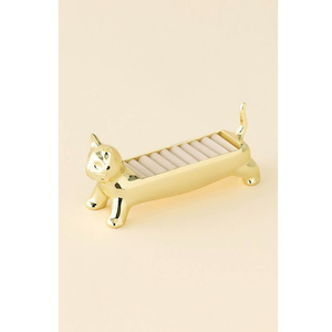 Premium Gold Metal Turtle Jewelry Stand Modern Animal Shaped Ring Organizer <b>Rack</b> for & Vintage Ring Tray for Anniversary Gift - Product Image 5