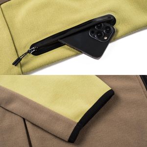 Hooded Jacket Zipper and <b>Pants</b> Casual Wear Breathable Set for Stylish Fitness Men's Polyester sportswear - Product Image 3