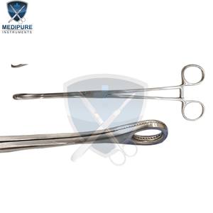 Pinzas de Esponja de Alta Calidad de 10 Pulgadas, Acero Inoxidable, Mordazas Dentadas, Reutilizables, Autoclavables, Instrumentos Quirúrgicos - Product Image 6