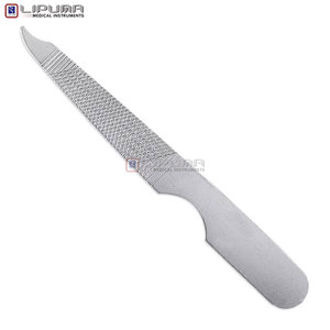 Lima de Uñas Profesional de Acero Inoxidable, 80 Granos, Lima de Uñas de Doble Cara, Pulidor de Metal y Zafiro para Manicura - Product Image 4