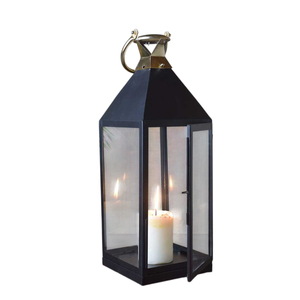 <b>Lanterns</b> Decorative <b>Indoor</b> Black <b>Lantern</b> Decor Vintage Farmhouse Outdoor <b>Lanterns</b> Waterproof Hanging <b>Lantern</b> For Home & Garden - Product Image 6