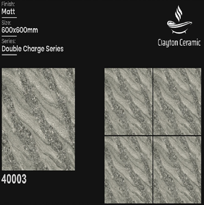 Azulejos de Porcelana Mate de Lujo Premium Serie DC 600x600mm Antideslizantes y Resistentes a los Ácidos para Piso y Pared - Product Image 2