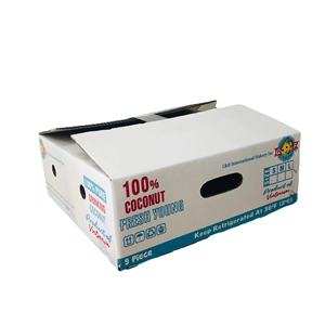 Cajas de Embalaje de Coco Corrugadas de 5 Capas con Recubrimiento UV de Doble Cara, Papel Impermeable de Grado Alimenticio e Impresión Personalizada - Product Image 3