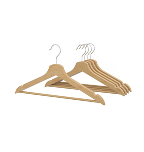Household Clothing Store Special Solid Wood <b>Hangers</b> For Children Adult Clothes hanging <b>Hanger</b> with Customised logo - Product Image 2