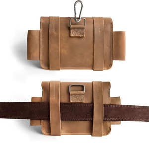 Wholesale waterproof leather medical pouch for emergency medicine storage <b>camping</b> travel hiking and outdoor first aid for sale - Product Image 3