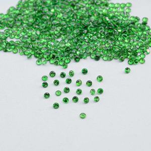 Pierre précieuse semi-précieuse Tsavorite naturelle de 2,75 mm, taille ronde, non traitée, prix de gros d'usine, acheter en ligne - Product Image 2