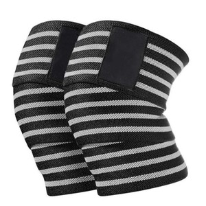 Nouvelles Bandes de Genou Ajustables en Spandex et Nylon Respirant de Qualité Supérieure, Élastiques et Robustes, avec Fermeture Auto-agrippante, Personnalisables pour le Fitness - Product Image 3