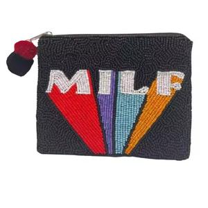 Preppy Coin <b>Purse</b> Beaded Bag Custom <b>Purse</b> Beaded Wallet <b>Cute</b> Valentines Day Gifts for He Zipper Pouch Nylon Valentine Gift - Product Image 2