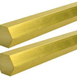 Premium Brass Hex Rods Polished Golden Industrial Tools <b>Hardware</b> Solid Hexagonal Bars Durable Precision Engineering Standard - Product Image 1