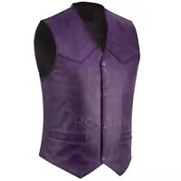 Chaleco Casual para Hombre, Tejido de Lana Ecológica, Corte Slim, Cierre con Cinturón, Relleno de Algodón para Invierno, con Botones - Product Image 5