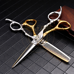 Kit de ciseaux de coiffure professionnels (lames en acier inoxydable de 6,7 pouces, manche moyen) QORVEX INSTRUMENTS Modèle QI-0-200 - Product Image 5