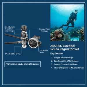 Regulador de Buceo Profesional de Primera Etapa con Diafragma Compensado Certificado CE - Equipo de Alto Rendimiento para Inmersión en Mar Profundo para OEM - Product Image 3