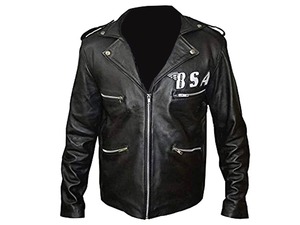Veste en cuir George Michael Faith BSA Rockers Revenge Punk Biker Coat - Product Image 1