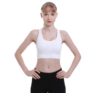 Soutien-gorge de sport Vêtements de sport pour femmes Vêtements de sport de marque Logo personnalisé Service OEM Tissu en nylon spandex Design de dos élégant Produit bon marché - Product Image 1