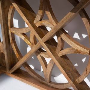 Mesa Consola de Madera Vandana Lunaris Pebble, Mueble de Acento Minimalista de Madera Sólida Moderna - Product Image 3