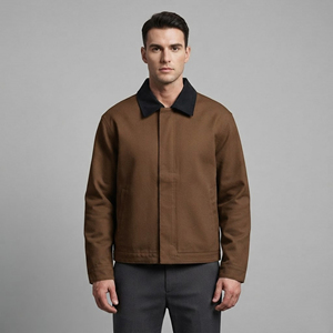 2026 New Arrived Denim <b>Jacket</b> for man Custom Embroidered Long Sleeve Turn down Collar Vintage Style Customizable men's <b>jacket</b> - Product Image 1