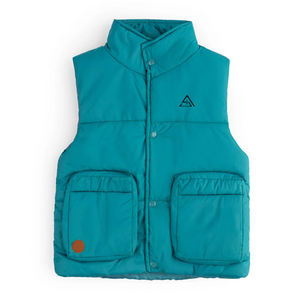 Gilet d'hiver réversible respirant 100% coton pour homme, veste de sport d'extérieur, gilet sans manches, chauffe-corps - Product Image 1