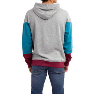 Sweat-shirts à capuche zippés pour hommes en coton French Terry de qualité supérieure avec broderie chenille et motifs, prix abordable - Product Image 3