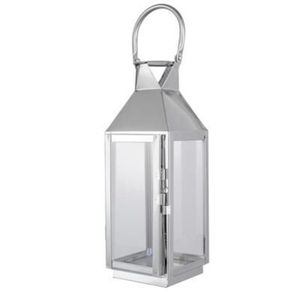 Nouvelle lanterne suspendue en acier inoxydable doré et en verre, décoration de Noël pour la maison et le jardin, porte-bougies et lanternes - Product Image 4
