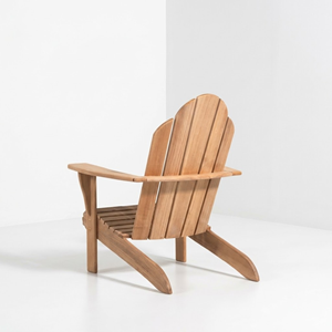 Chaise Adirondack en bois massif pour extérieur, classique, vente en gros, commande en vrac, conteneur FCL, export direct d'usine, importateur, distributeur - Product Image 1