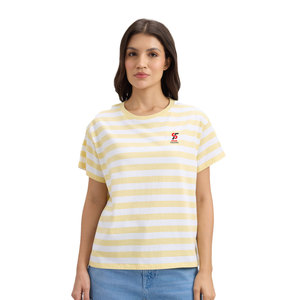 Solid Trader Premium Comfort Breathable Lightweight Elasticity Short Sleeve Plain <b>Top</b> Casual Streetwear Women Tee Shirt - Product Image 2