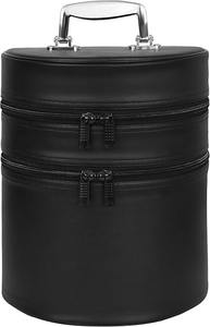 Estuche Negro de Doble Compartimento para Sombreros Fez, Coronas y Gorras – Estuche de Almacenamiento Estilo Masónico con Correa para el Hombro e Interior de Terciopelo - Product Image 6