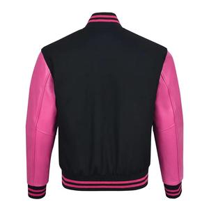 Chaqueta Bomber Vintage para Hombre, Estilo Universitario, con Mezcla de Lana, Cierre de Botones a Presión, Detalles de Punto Acanalado y Cómoda - Product Image 6