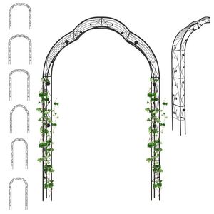 Arco da Giardino con Traliccio per Piante Rampicanti e Rose, 1 Pezzo, Recinzione e Cancello - Product Image 6