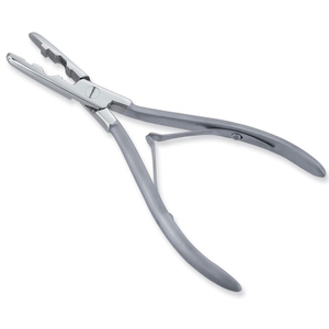 TEEJAY's #15013 New 5" Silver Polished Micro <b>Beads</b> Hair Extension Pliers and Hook <b>Needle</b> set with Kit. - Product Image 5