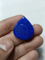 Pierres précieuses cabochons en lapis-lazuli naturel, forme poire, dos plat, pour la fabrication de bijoux DIY, BU GEMS Afghanistan, polies, taille personnalisée
