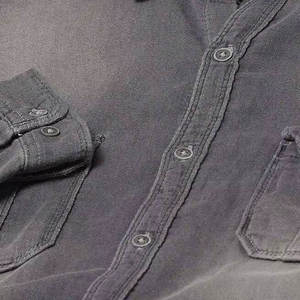 Chemise en coton à manches longues pour homme, best-seller, qualité supérieure, style décontracté, type jean, avec logo personnalisé pour un usage facile - Product Image 6