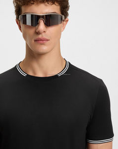 เสื้อยืดผ้าฝ้าย100% ทรงสลิมฟิตสำหรับผู้ชายเสื้อยืดแบบปรับแต่งได้แบบแห้งพอดีตัวระบายอากาศได้ดีไซน์ตัวอักษร - Product Image 3