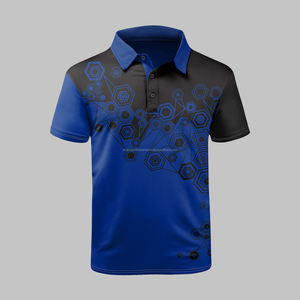 Vente en gros à prix d'usine Polo pour hommes en coton/polyester confortable et décontracté Polos respirants super flexibles anti-transpiration - Product Image 5