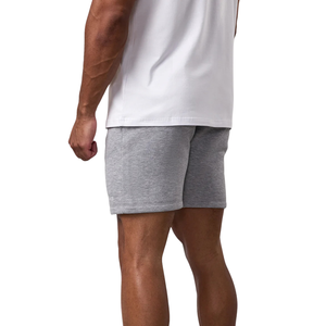 Pantalones Cortos Deportivos para Hombre, Color Gris Jaspeado, Tela Suave, Cintura Elástica, para Entrenamiento, Fitness, Casual, Descanso y Actividades - Product Image 2