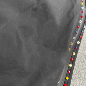 2026 Customized Waterproof Pants Rhinestone Trousers with Side Waterproof Zipper Silicone Logo Print Casual Pants for Men's - Product Image 4