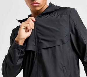 Chaqueta Cortavientos de Satén de Alta Calidad para Hombre, con Capucha Larga, Diseño Personalizado para Invierno, Precio al por Mayor - Product Image 3