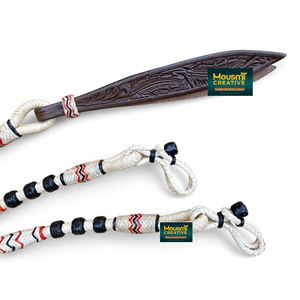 Wholesale Romal Rein Leather Grips for Equestrian Horse Riding Decorated with <b>Beads</b> & Accents Loop End Rein - Product Image 3